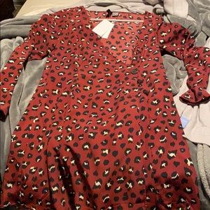 Leopard wrap dress from H&M
